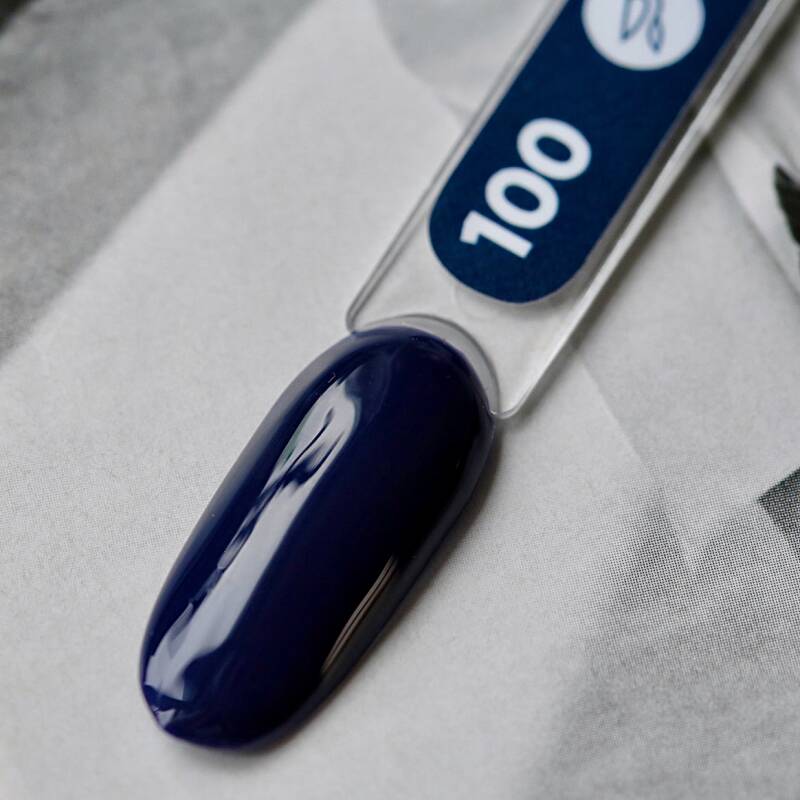 Gel polish Siller No.100/black and blue/ (8ml) - All Pro Beauty