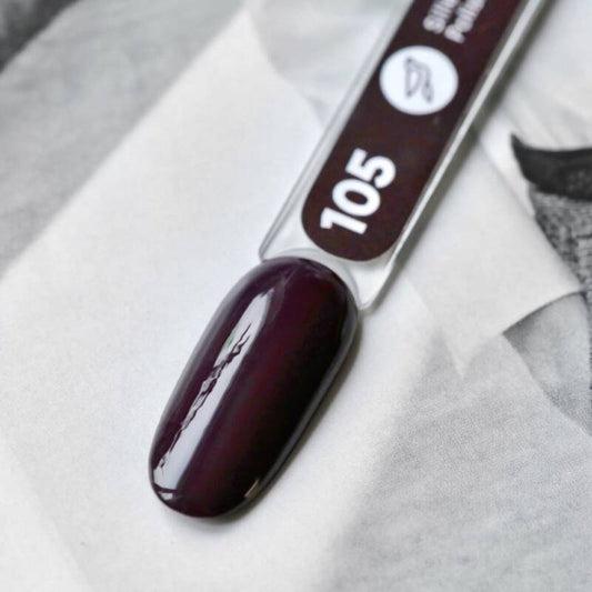 Gel polish Siller No.105/eggplant/ (8ml) - All Pro Beauty