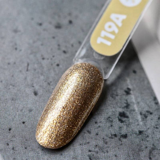 Gel polish Siller No.119A/sparkling champagne sprinkles/ (8ml) - All Pro Beauty