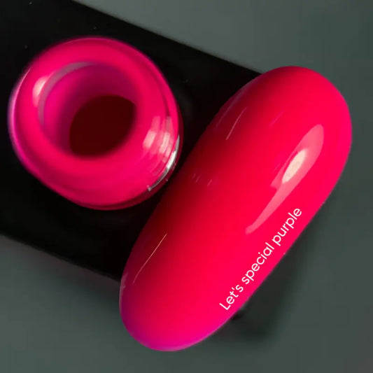 NAILSOFTHEDAY Let's special Purple - a special bright pink gel polish overlapping in one layer, 10 ml