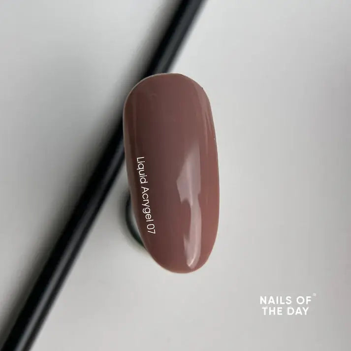 NAILSOFTHEDAY Liquid Acrygel 07 — nude liquid acrygel of a new formula for nails, 15 ml