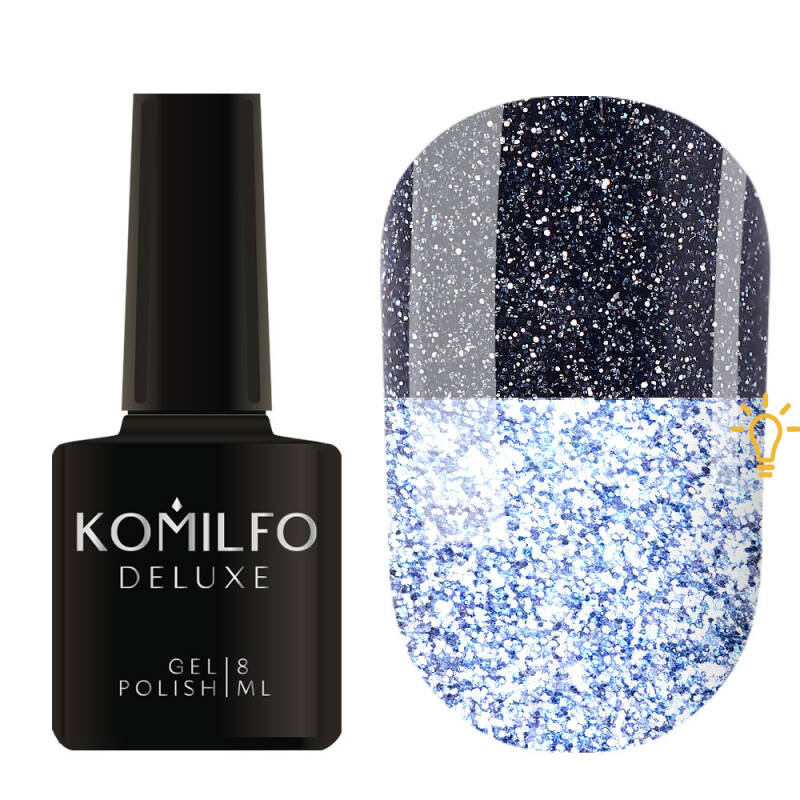 Komilfo Luminous Collection L007 (dark blue-gray, reflective), 8 ml