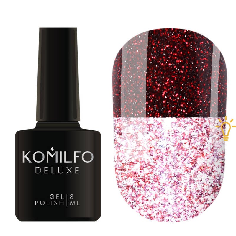 Komilfo Luminous Collection L008 (burgundy, reflective), 8 ml