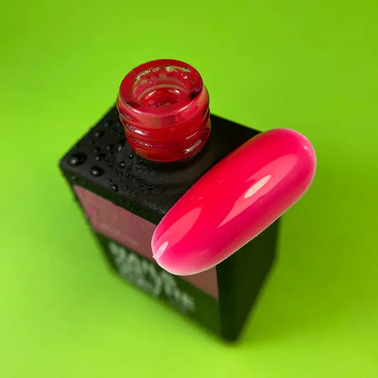 NAILSOFTHEDAY Neon top 03 – bright pink top without a sticky layer for nails, 10 ml