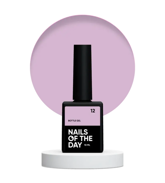 NAILSOFTHEDAY Bottle gel 12 — ultra-strong gel for nails, 10 ml