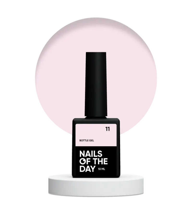 NAILSOFTHEDAY Bottle gel 11 — ultra-strong gel for nails, 10 ml