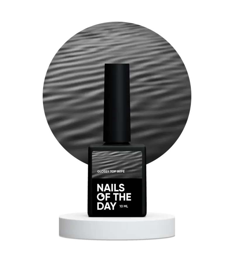 NAILSOFTHEDAY Glossy top wipe - glossy top with a sticky layer, without UV filters, 10 ml