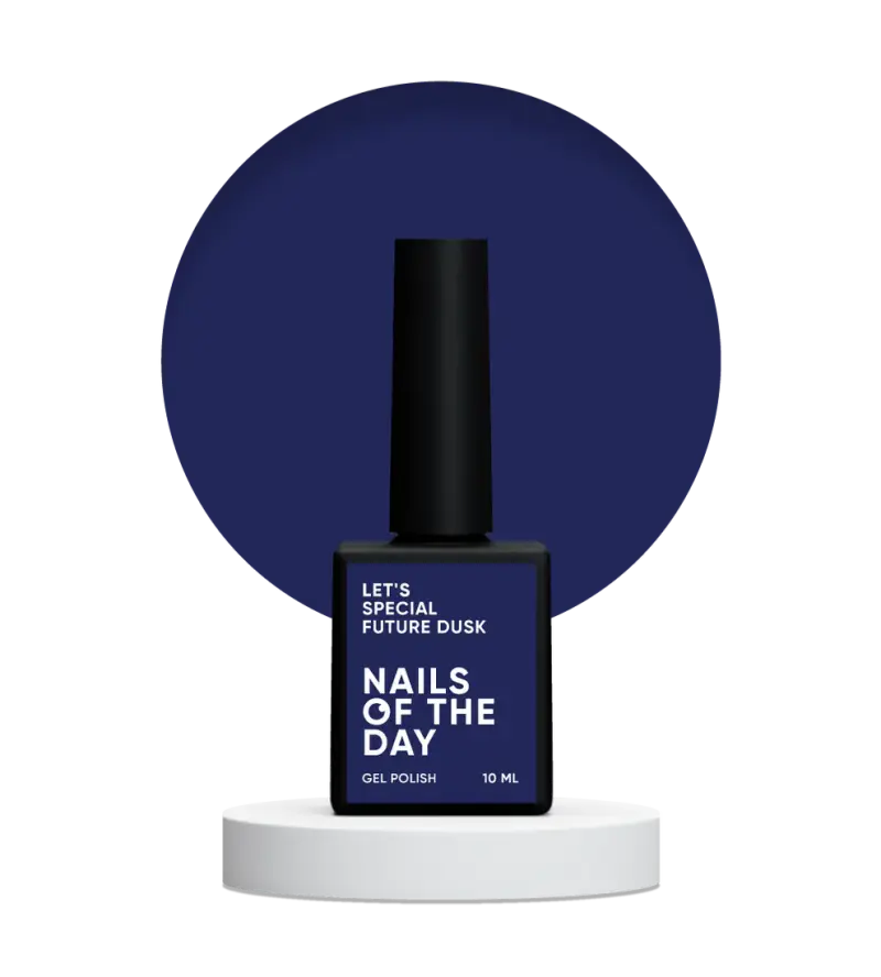 NAILSOFTHEDAY Let's special Future Dusk - темно-синій одношаровий гель-лак для нігтів, 10 мл