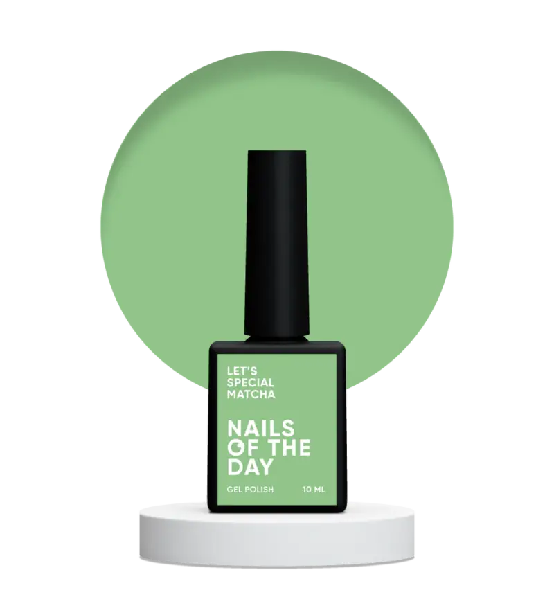 NAILSOFTHEDAY Let's special Matcha - pistachio gel nail polish covering one layer, 10 ml