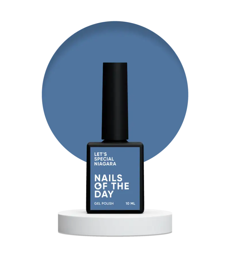 NAILSOFTHEDAY Let's special Niagara - Dark Cornflower/Denim One Layer Overlay Gel Nail Polish 10ml