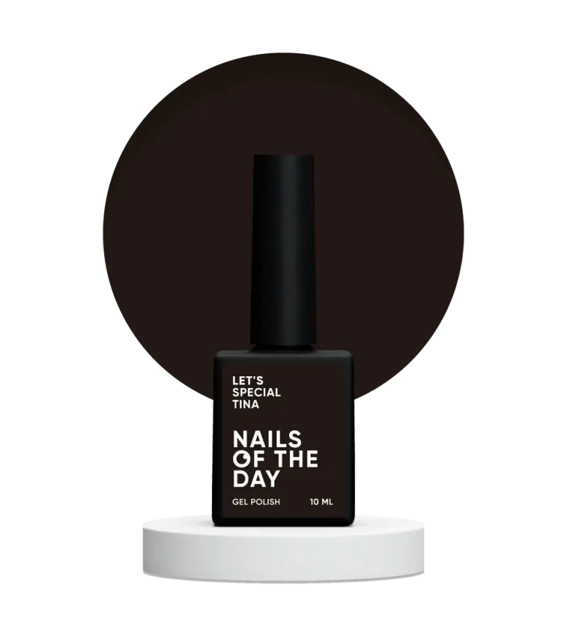 NAILSOFTHEDAY Let's special Tina — warm ripe cherry gel nail polish covering one layer, 10 ml