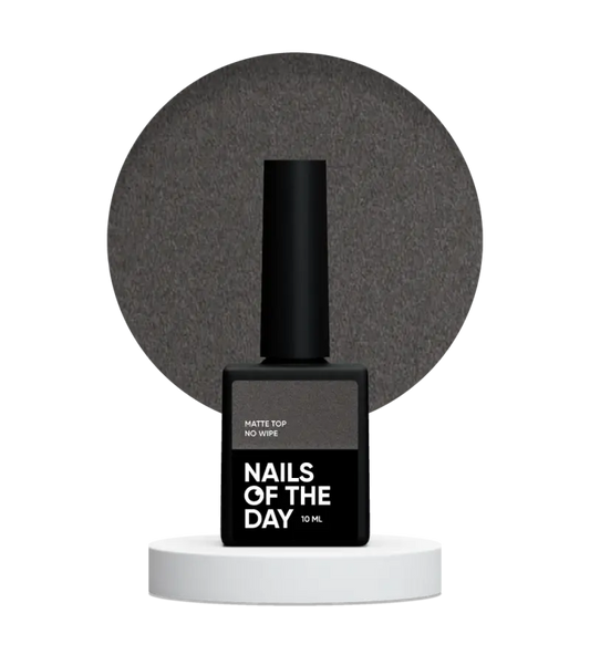 NAILSOFTHEDAY Matte top no wipe – matte top without a sticky layer, with UV filters, 10 ml