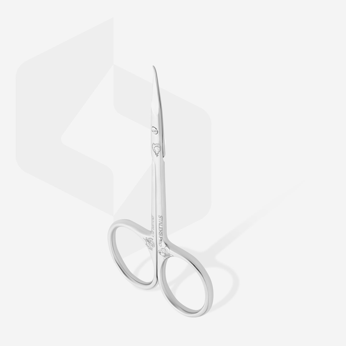 Professional cuticle scissors with hook EXCLUSIVE 23 TYPE 1 magnolia (SX-23/1m)
