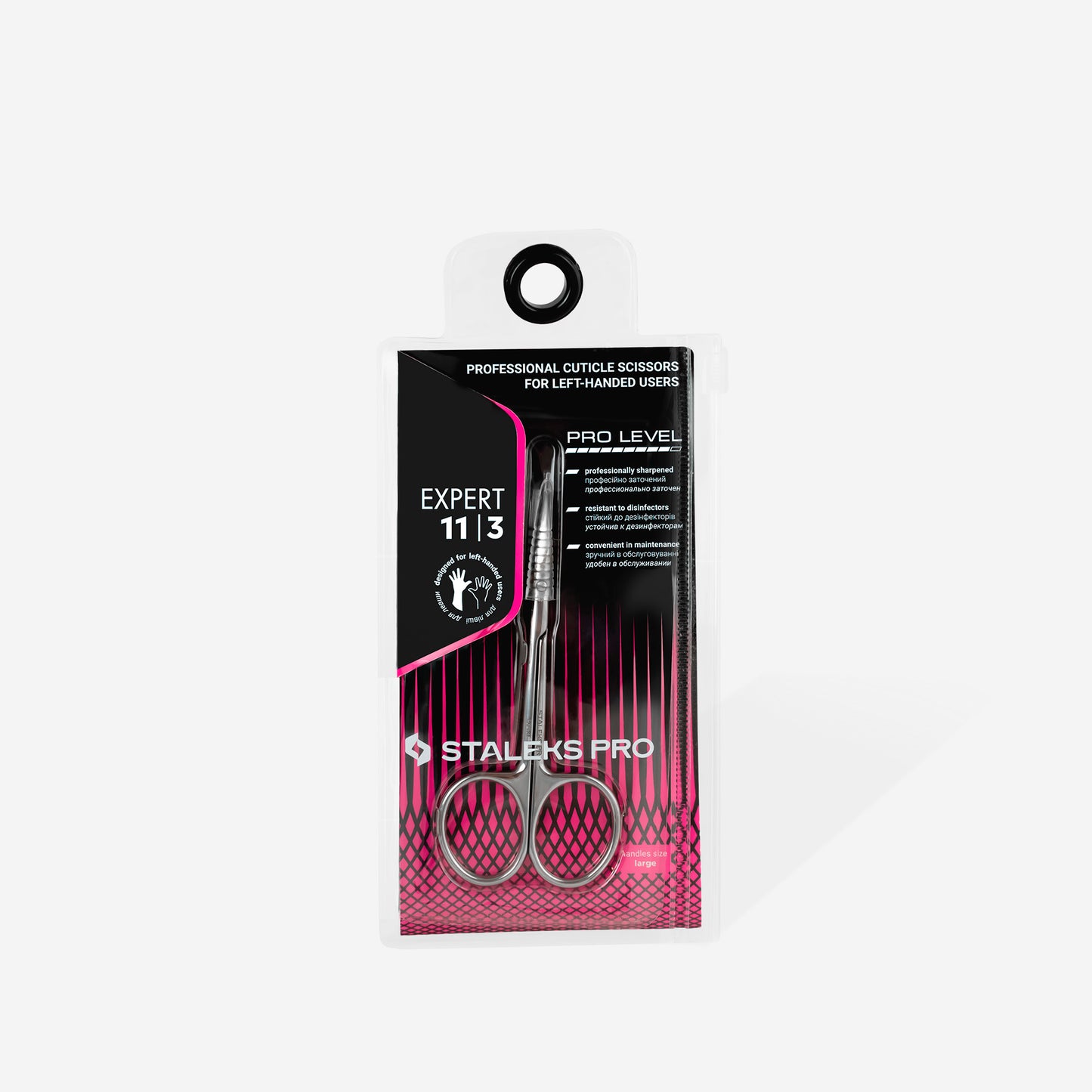 STALEKS Professional cuticle scissors for left-handed users EXPERT 11 TYPE 3