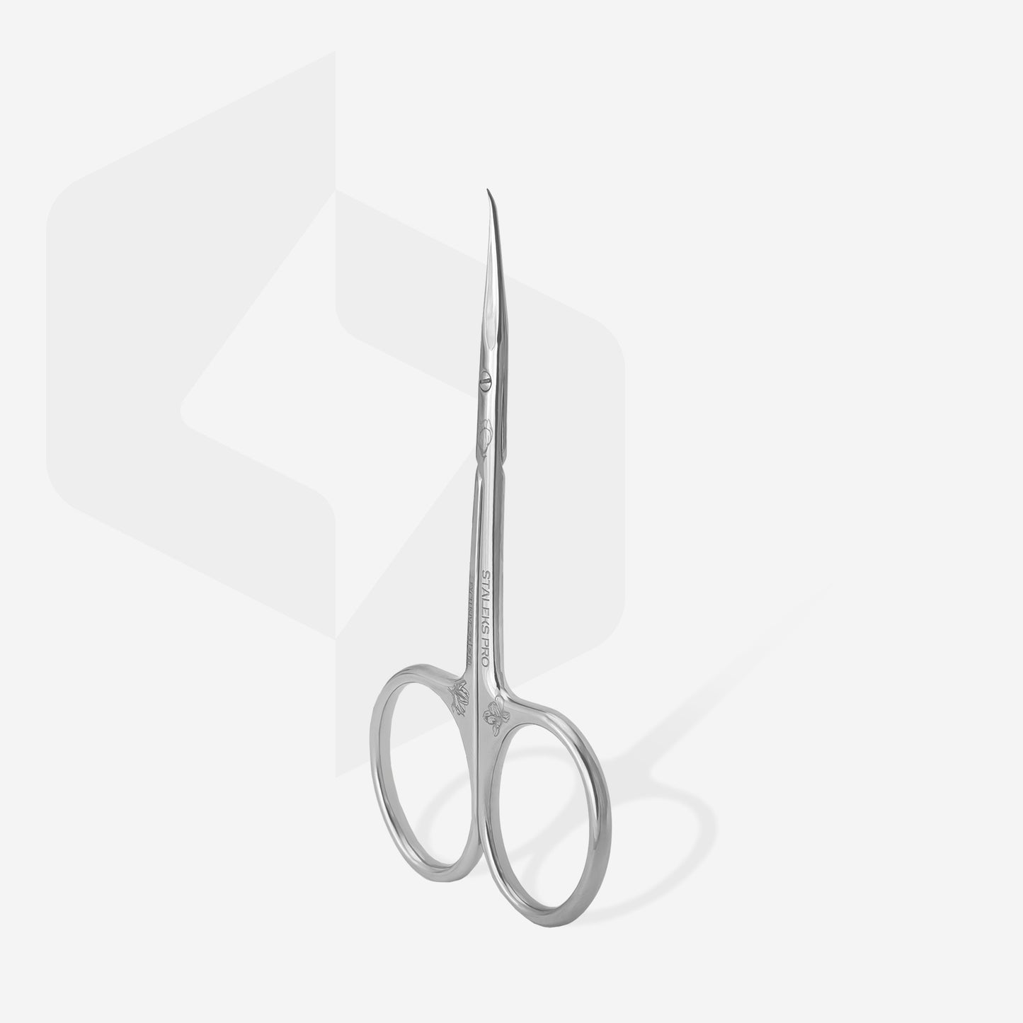 Professional cuticle scissors with hook EXCLUSIVE 21 TYPE 2 magnolia (SX-21/2m)