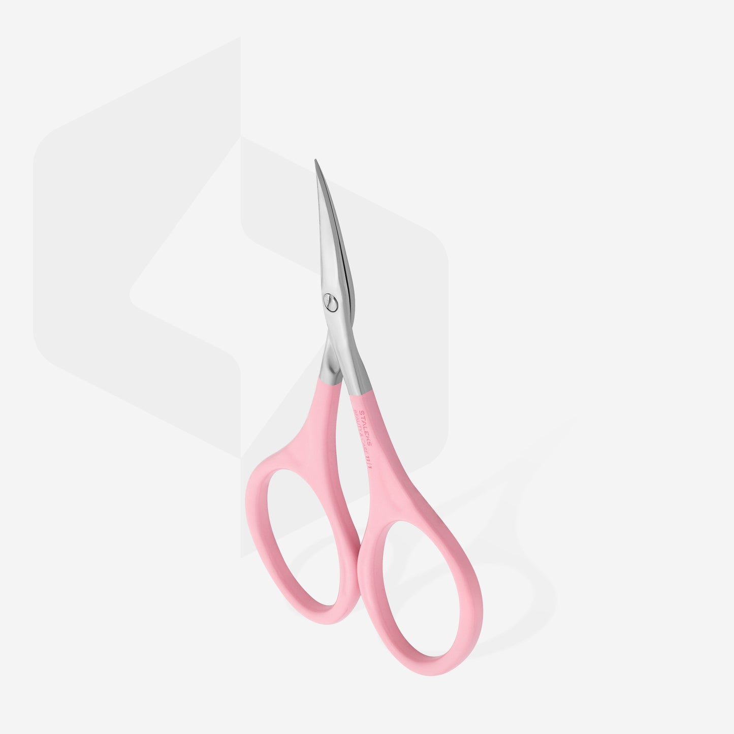 STALEKS Pink cuticle scissors BEAUTY & CARE 11 TYPE 1