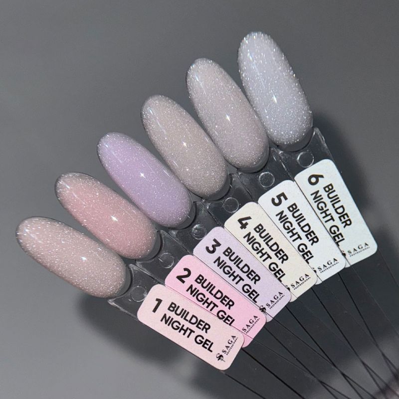 SAGA professional Builder Night gel No6 - 15ml