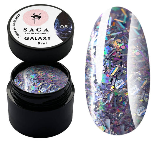 Saga Professional Galaxy Glitter No5   (8ml)