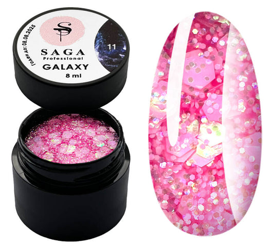 Saga Professional Galaxy Glitter No11  (8ml)
