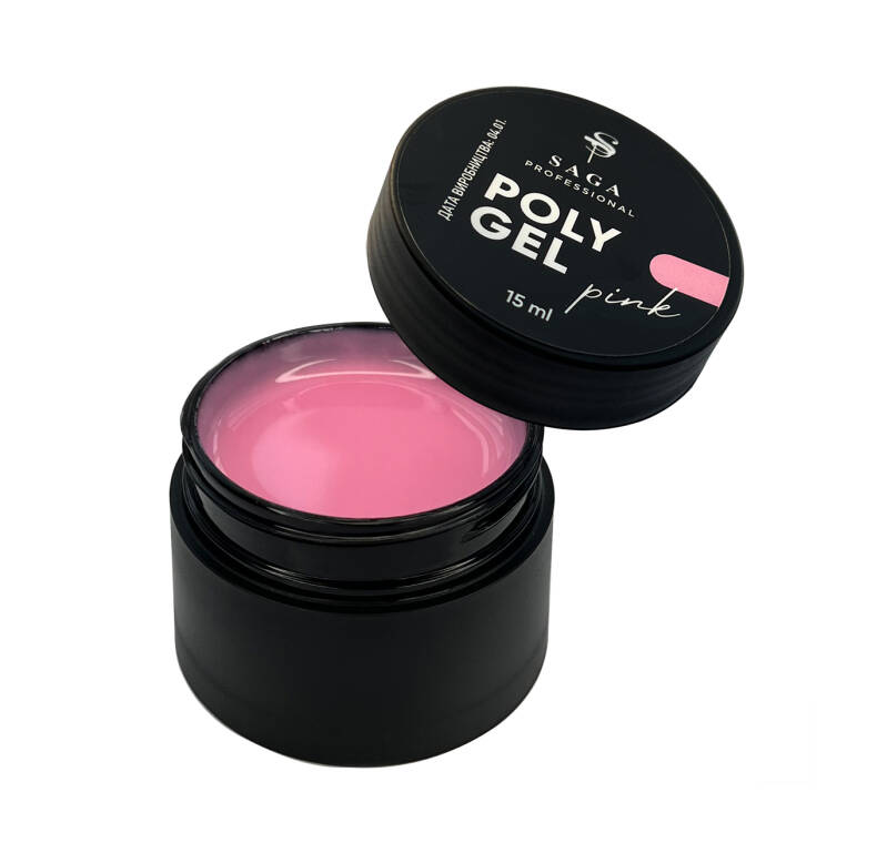 SAGA POLY GEL (15ml) Pink