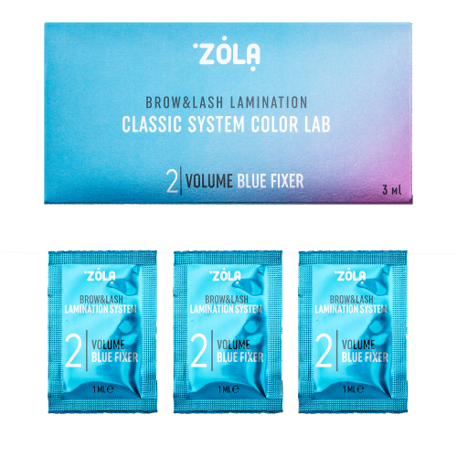 ZOLA Color Lab Set in Sachet 02 Volume Blue Fixer (3 х 1 мл)