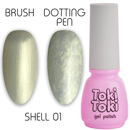 Toki-Toki Gel polish Shell #01