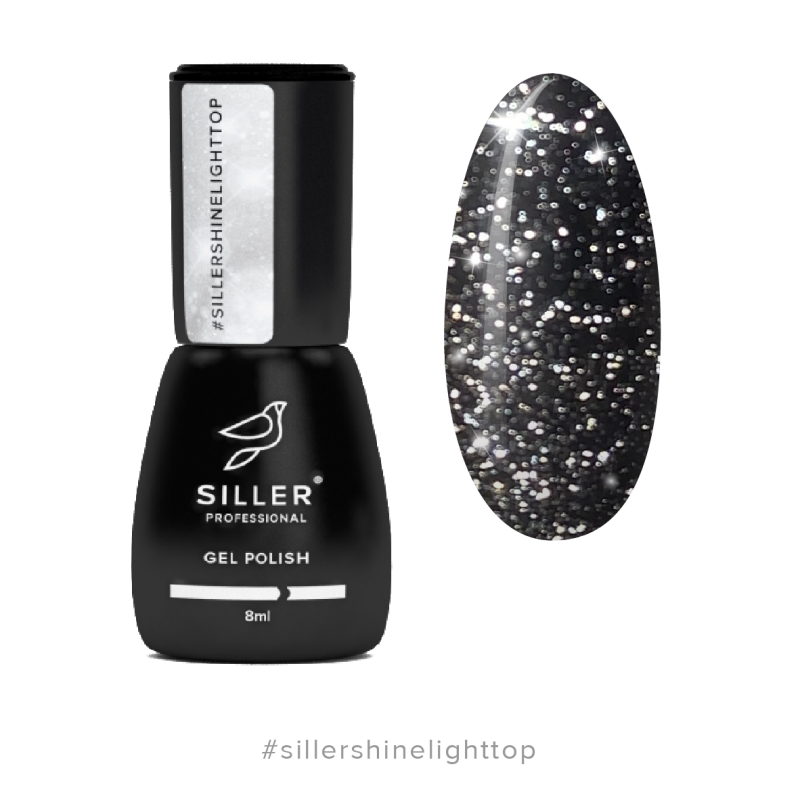 Siller Top Shine Light No Wipe (8ml) - All Pro Beauty