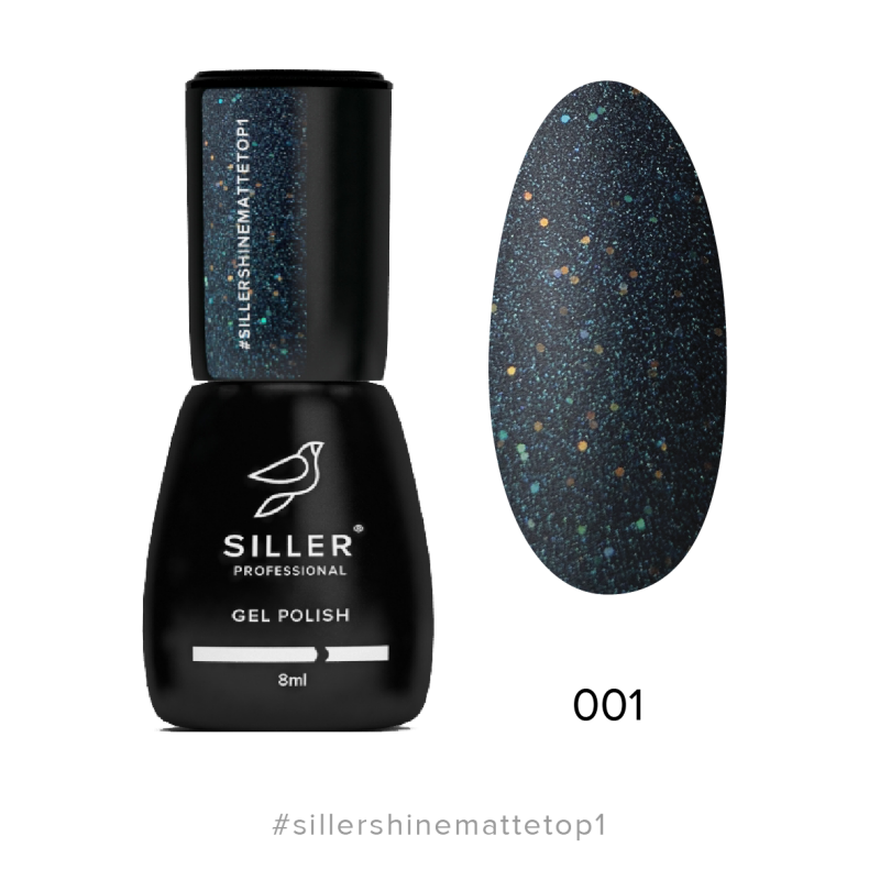 Siller Top Shine Matt No1 (8ml) - All Pro Beauty
