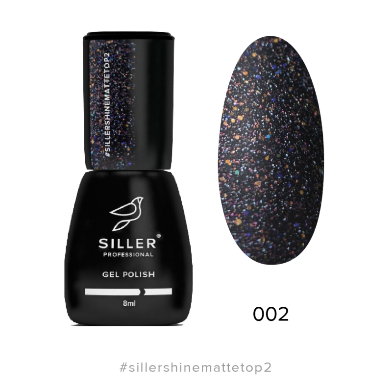 Siller Top Shine Matt No2 (8ml) - All Pro Beauty
