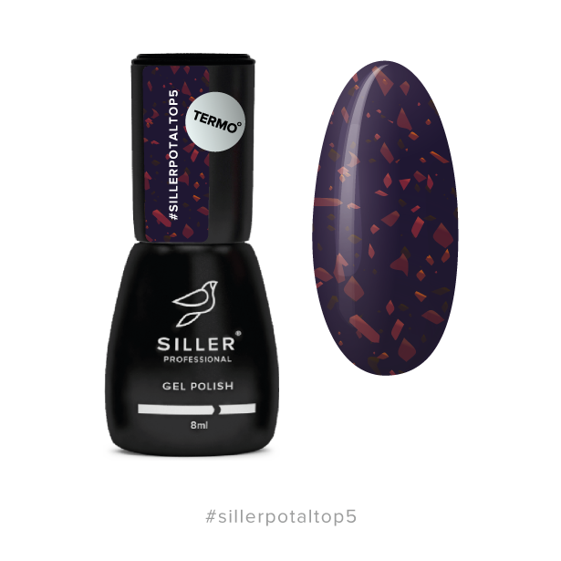 Siller Potal Top No Wipe №5 (8мл) - All Pro Beauty
