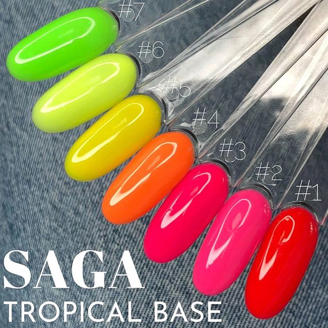 Saga Tropical Color Base 9 ml -No1