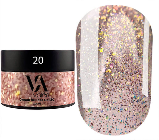 Builder Gel DREAM COLLECTION Valeri №20 30ml
