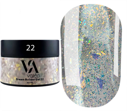 Builder Gel DREAM COLLECTION Valeri №022 30ml