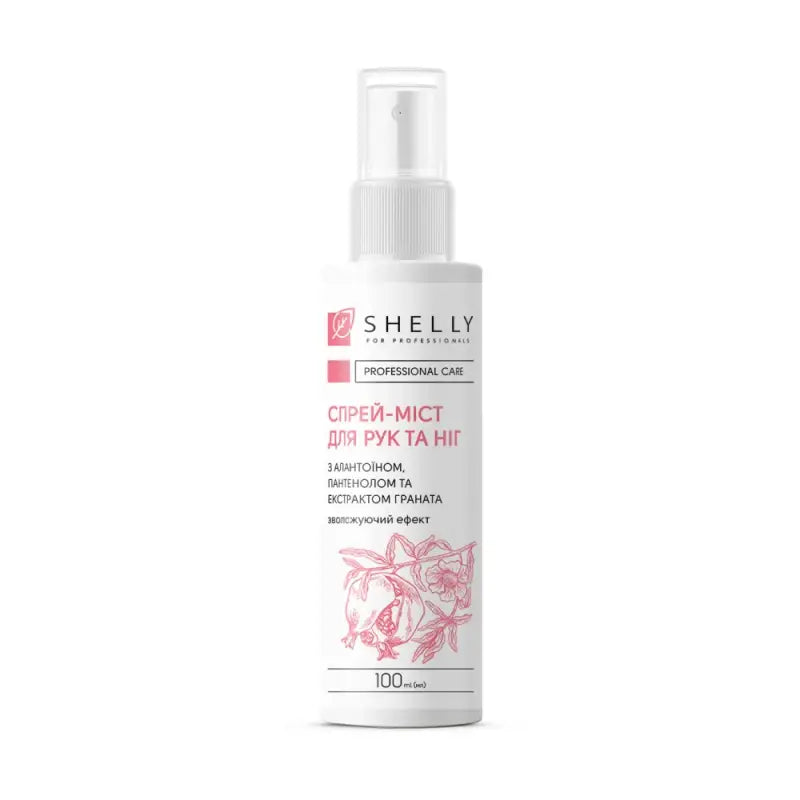 Hand and foot bridge spray with allantoin, panthenol and pomegranate extract Shelly 100 ml