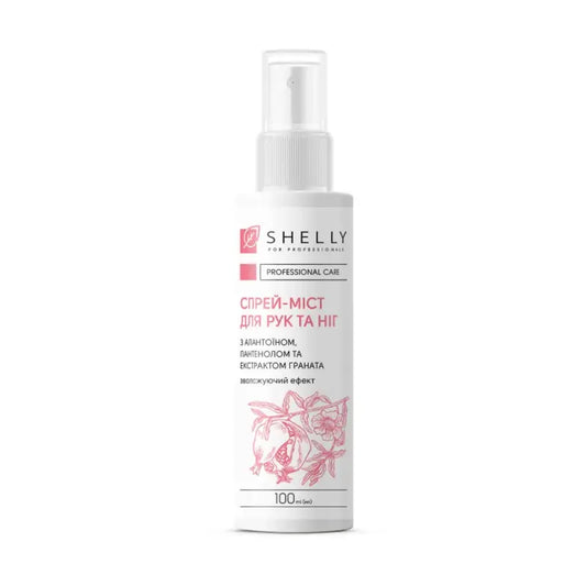 Hand and foot bridge spray with allantoin, panthenol and pomegranate extract Shelly 100 ml