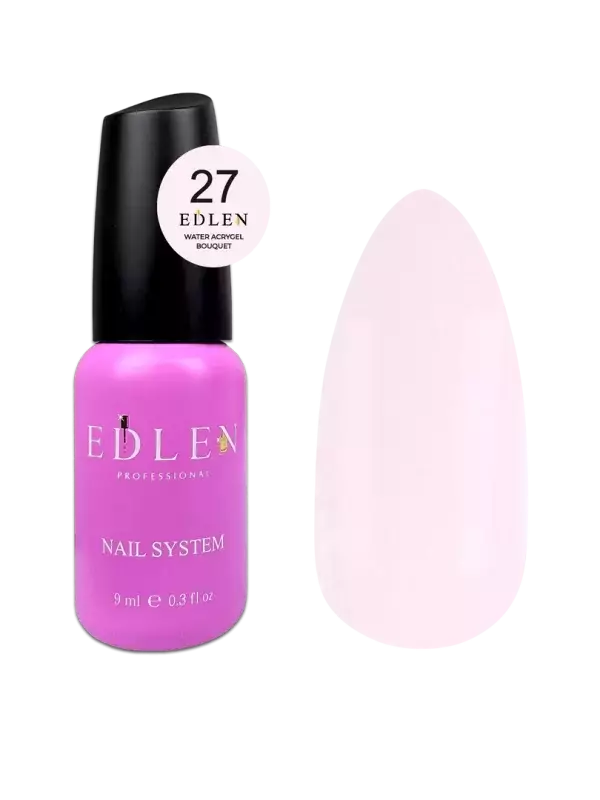 EDLEN NAIL GEL WATER ACRYGEL NUDE 27 (9 мл)
