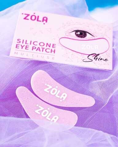 Reusable Silicone Eye Patches - pink, 1 pair