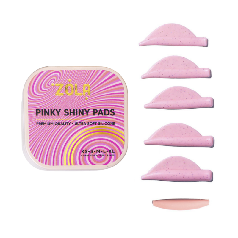 Блискучі подушечки ZOLA Pinky для ламінування