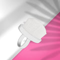STALEKS Finger ring manicure brush DBE-03-10 for dust removal mini (10 pcs) - All Pro Beauty