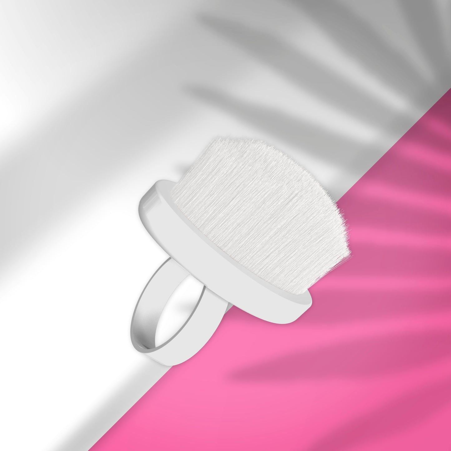 STALEKS Finger ring manicure brush DBE-03-10 for dust removal mini (10 pcs)