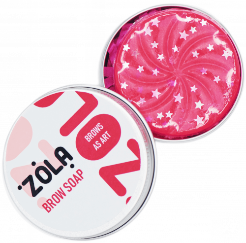 ZOLA Brow soap for fixing hairs (mini version) 25 g - All Pro Beauty