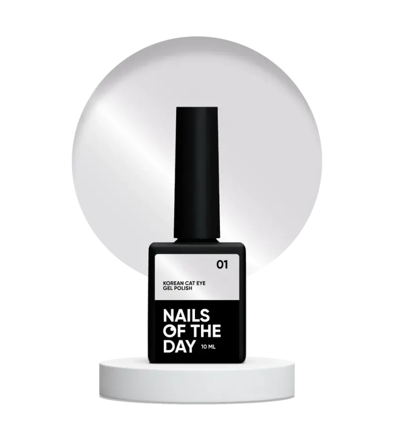 NAILSOFTHEDAY Korean cat eye 01 - light olive gel polish cat eye, 10 ml