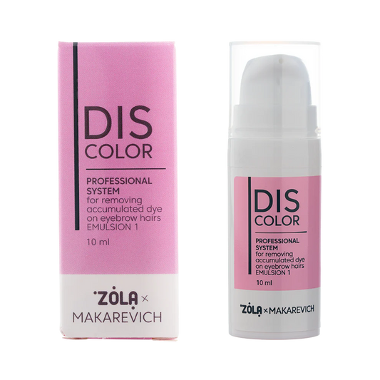 ZOLA x Makarevich DISCOLOR Emulsion 1 Professional system for removing accumulated dye from eyebrows, 10 ml