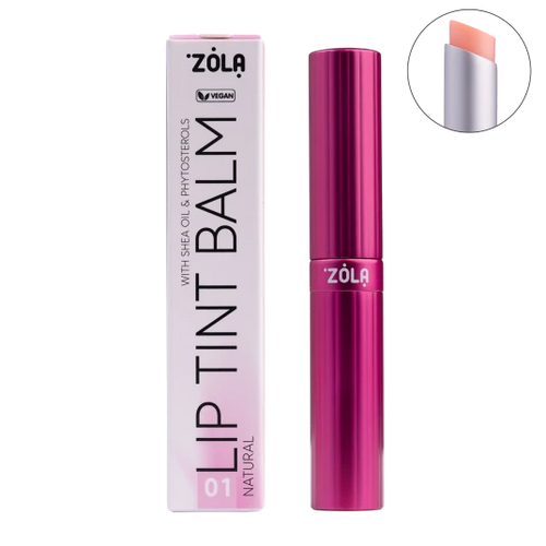 ZOLA Lip Tint Balm (01 Natural) - All Pro Beauty