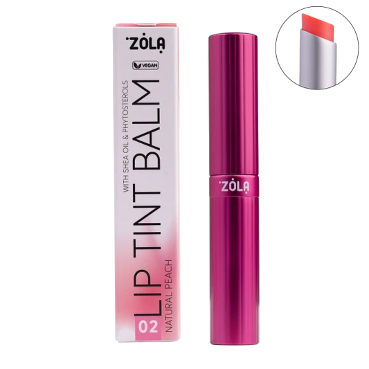 ZOLA Lip Tint Balm (02 Peach Natural)