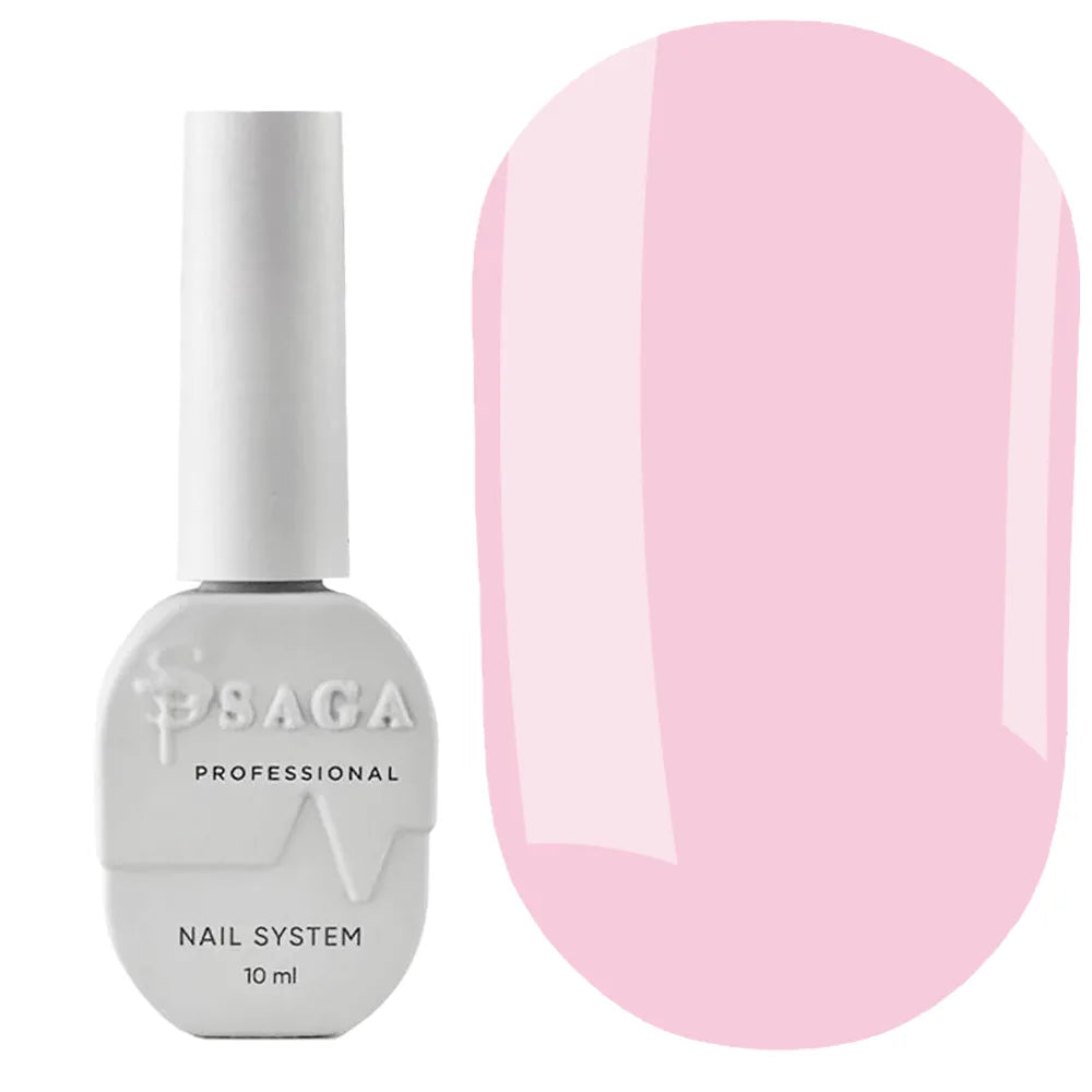 SAGA - Pastel Top No, 06, without a sticky layer, 10 ml pink-peach
