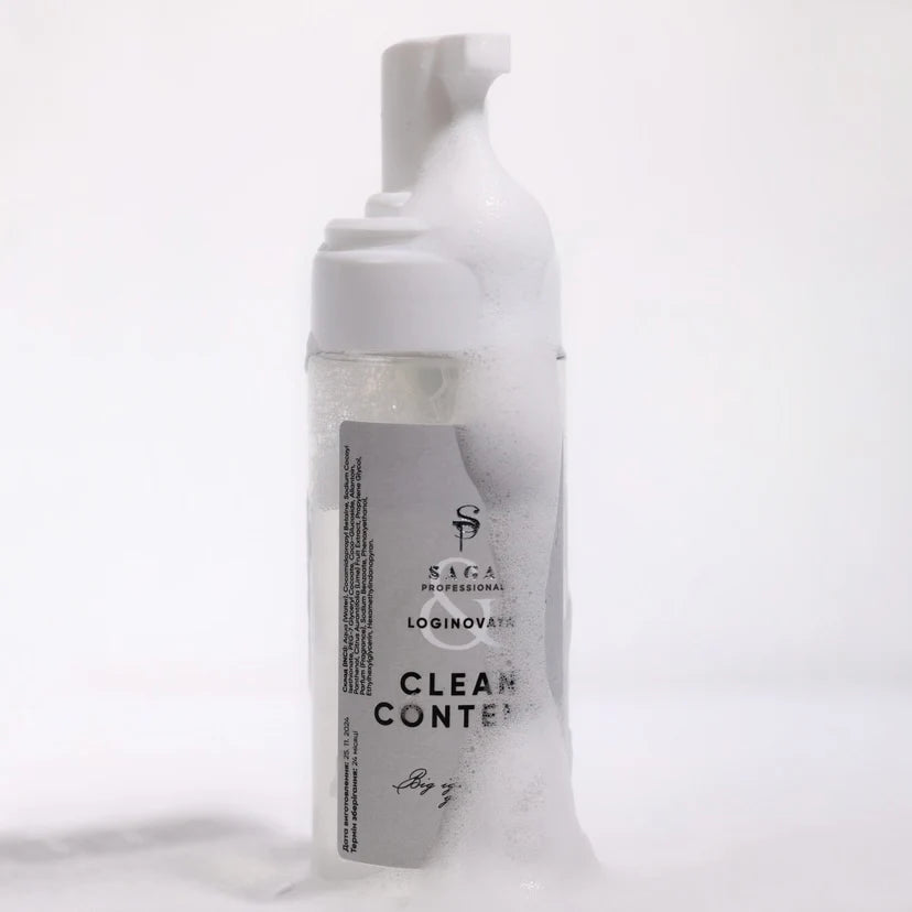 Saga Clean Content Cleansing Foam, 150 ml - All Pro Beauty