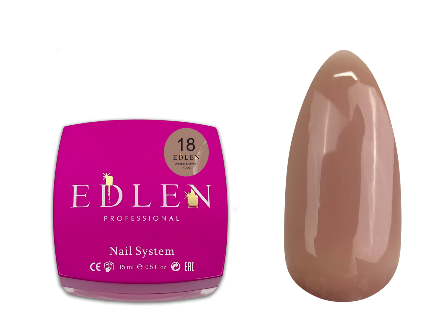 Water acrygel Nude Edlen №18 15ml