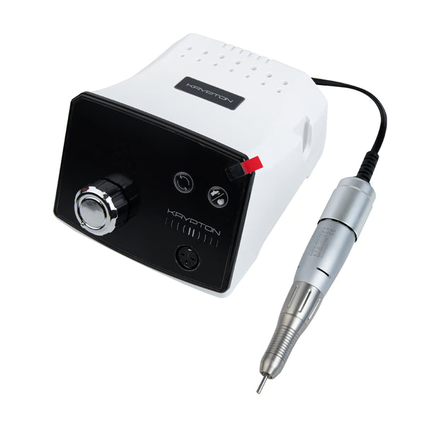 KRYPTON II XPS-300 nail drill (Krypton) for manicure and pedicure, 70W, 35,000 rpm, with lightweight handle (white) - All Pro Beauty