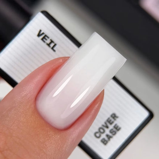 BIBLIOTEKA Cover Base № 01 Veil – Semi-transparent milky, 10 ml